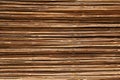 The shape, pattern and texture of a pile of bamboo boards Royalty Free Stock Photo