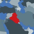 Shape of the Republic of Iraq in context of.