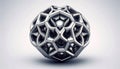 A shape-shifting dodecahedron, AI generated image Royalty Free Stock Photo