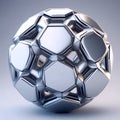 A shape-shifting dodecahedron, AI generated image Royalty Free Stock Photo