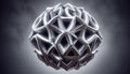 A shape-shifting dodecahedron, AI generated image Royalty Free Stock Photo