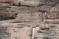 Shape and texture of old decayed wood Royalty Free Stock Photo