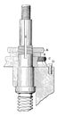 Shaper Clamp Micrometer Scale vintage illustration