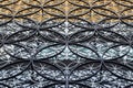 Shapes and colours of the new library of Birmingham Royalty Free Stock Photo