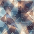 Shapes predominantly rectangles and triangles. The color palette Royalty Free Stock Photo