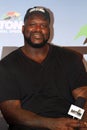 Shaquille O`Neal Attends NASCAR Coke Zero 400 Royalty Free Stock Photo