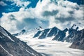 Shar khamar peak of western Mongolian Altai mountains, which borders with Russia, China and highest Royalty Free Stock Photo