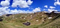 Shar mountain lake panorama