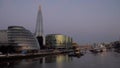 Shard and City Hall in London at Dawn