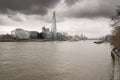 The Shard and City Hall from the Tower of London Royalty Free Stock Photo