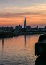 The Shard in dusk light