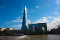 The Shard of Glass on a clear blue day in London