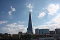 The Shard of Glass on a clear blue day in London