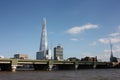 The Shard of Glass on a clear blue day in London