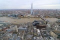 The Shard, HMS Belfast and London Bridge, London Royalty Free Stock Photo