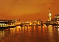 Shard London Bridge by night Royalty Free Stock Photo