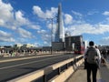 The Shard a Modern steel and glass tower in London Royalty Free Stock Photo