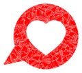 Shard Mosaic Love Message Icon