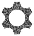Shards Mosaic Cog Icon