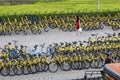 Share the bike all over the streets of China.