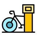 Share bike icon vector flat Royalty Free Stock Photo