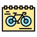 Share bike title icon vector flat Royalty Free Stock Photo