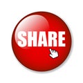 Share button icon Royalty Free Stock Photo