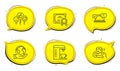 Like, Internet chat and Coffee machine icons set. Share call sign. Vector