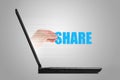 Share Concept Royalty Free Stock Photo