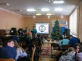 Share emergencies Ministry of Belarus `Safe New year` at one of the schools of the Gomel region.