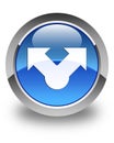 Share icon glossy blue round button