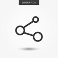 Share icon vector illustration