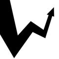 Share Market Arrows Indicate Where Stock Prices Are Rising Or Falling Royalty Free Stock Photo