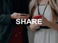 share media digital marketing women smartphones