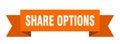 share options ribbon.