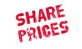 Share Prices rubber stamp