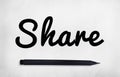 Share Sharing Networking Social Network Concept