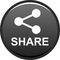 Share web button icon Royalty Free Stock Photo