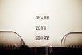 Share your story phrase