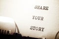 Share your story phrase