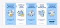 Shareable content methods onboarding vector template