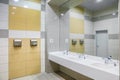 Public washroom design Royalty Free Stock Photo