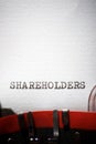 Shareholders concept view