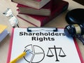 Shareholders rights are shown on the photo using the text