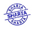 SHARIA Blue Round Unclean Badge