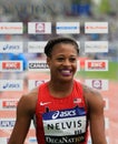 Sharika Nelvis win 100 m. hurdles race on DecaNation