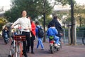 Sharing bicycles in the streets, convenient for people to travel. In Shenzhen, china. Royalty Free Stock Photo