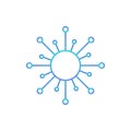 Sharing circle Icon Logo Design Element Royalty Free Stock Photo