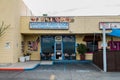 Greek restaurant in a strip mall, Cathedral City, California.