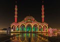 Sharjah Light Festival and Laser Show at Sharjah Mosque in Sharjah University City, Sharjah, United Arab Emirates